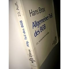 Allgemeiner Teil des BGB