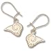 Logoart St. Louis Rams 10K Gold Team Logo Dangle Earrings Size: One Size
