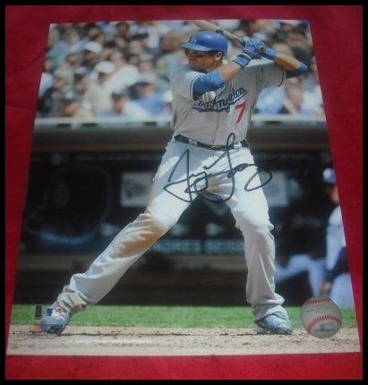 James Loney Autographed/Hand Signed Photo