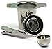 Stainless Steel Tea Infuser Strainer with eBOOK and Clip Spoon by UPWARD SPIRAL TEA | Extra Fine Rust Resistant Eco Friendly Micro Perforated Metal Mesh Filter For Loose Leaf Tea
