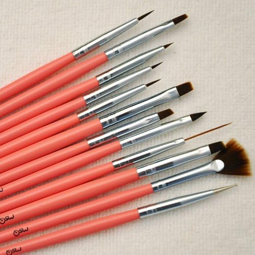 Professional Makeup Professional 12pcs Nail Art Brush Set