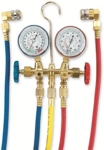 FJC 6715 R134a Brass Manifold Gauge Sets with 72" Hose