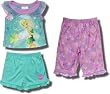 Tinkerbell "Feathers, Flowers & Fairydust" 3 piece pajama set for toddlers