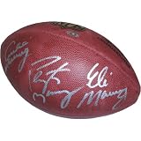 Archie, Eli and Peyton Manning Autographed Football