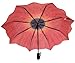 Galleria Enterprises Red Daisy Folding Miniature Umbrella
