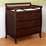 Amelia 3 Drawer Changer in Espresso Finish
