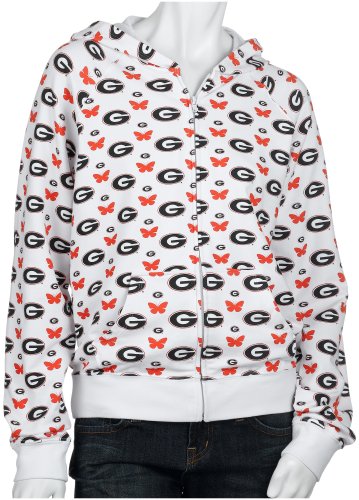 Georgia Women's Allover Logo Hoodie