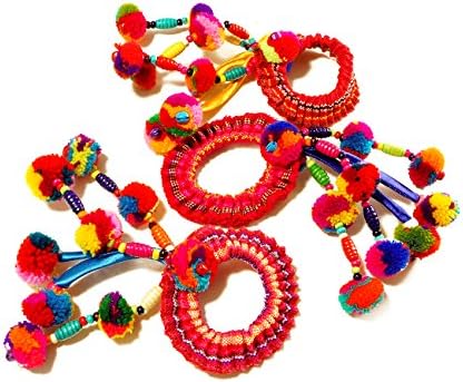 Rainbow Elastic Hair Rope Bands Mix Colour 3.1x7.1 Inch (3.1x7.1 Inch)