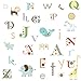 RoomMates RMK1440SCS Animal Alphabet Peel and Stick Wall Decals