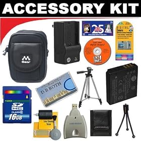 Panasonic Lumix DMC-FX500 DMC-FX30 DMC-FX33 DMC-FX35 DMC-FX37 DMC-FX55 Digital Cameras - 16GB DB ROTH Deluxe Accessory kit