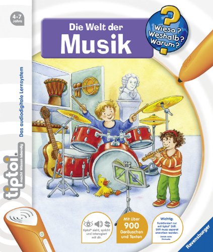 Produkt-Bild: tiptoi Wieso? Weshalb? Warum? Die Welt der Musik (ohne Stift): mit &uuml;ber 600 Ger&auml;uschen und Texten