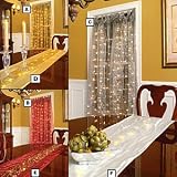 LIGHTED CURTAINS AND TABLE RUNNERS