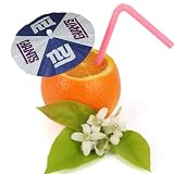 New York Giants NFL 3" Paper Drink Umbrellas (Set of 24)