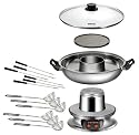 Unold - 48746 - Fondue chinoise &eacute;lectrique tout inox ave grill - 1 350 watts    (Import Allemagne)
