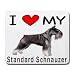 schnauzer10  - I Love My Standard Schnauzer Mouse Pad