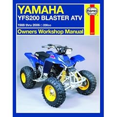 Yamaha YFS200 Blaster ATV Owners Workshop Manual: 1988 Thru 2006, 200cc