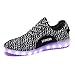 LeoVera Men Women USB Charging LED Light Shoes Flashing Sneakers