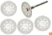 SE Diamond Cutting Disc - 5 Pc Set (1/8 Shank)