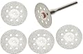 SE Diamond Cutting Disc - 5 Pc Set (1/8 Shank)