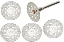 Diamond Cutting Disc - 5 Pc Set (1/8 Shank)