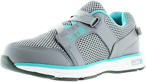Fit2 X-Strap Women's Wide Width Sneakers Shoes Nurse Gray Size 9