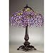 Tiffany table lamp 2 light bronze finish Wisteria style