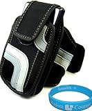 Black Universal Armband Cellphone Mp3 Neoprene Holster Carrying Case Motoro ....