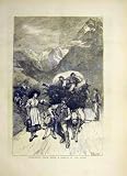 Return Work Fields Tyrol Cart Wagon Bull Hay 1871