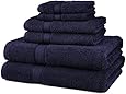 Pinzon Egyptian Cotton 6-Piece Towel Set - Navy