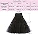 Knee Length Spandex Petticoat for Vintage Dress (XL,Red)
