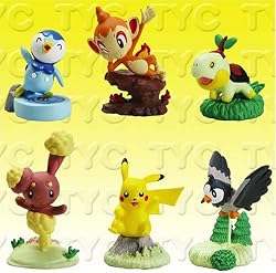 Pokemon Diamond & Pearl Buildable Figure Series 3 - Capsule TOYS Set of (6)