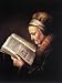 Acrylic Fridge Magnet Dou Gerard Old Woman Reading a Bible WGA