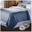 Sunbeam Fleece Electric Heated Warming Blanket Size: Full, Color: Blue