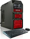 CybertronPC Kombat X GM2242B Desktop (Black/Red)