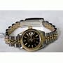 Vintage/Antique: Woman's Rolex Oyster Perpetual DateJust Automatic Watch Two Tone Quick-Set Black Dial