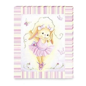 Bunny Ballet - Pink (18x22) by 