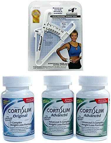 AccuFitness Accu-Measure Fitness 3000 1 ea and Cortislim Plus Two Advanced Bottles