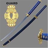 Ryu Hayabusa Dragon Ninja Sword from Ninja Gaiden Video Game-BLUE