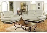 2pc Contemporary Modern Leather Sofa Set, AC-ALI-S1