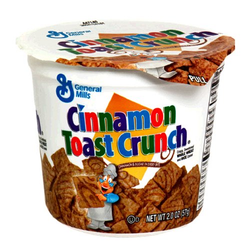 Cinnamon Toast Crunch Cereal Cups, 2-Ounce Single Serve Cups (Pack of 24)