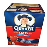 Quaker Quick 1 Minute Oats Original Instant Oatmeal Value Box - 55 Servings