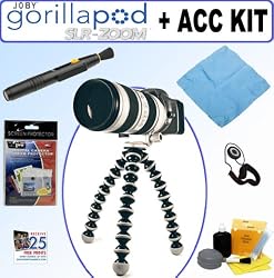 Joby GP3 Gorillapod SLR-Zoom Flexible Tripod for Digital SLR Cameras + Accessory Kit