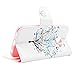Galaxy S6 Case, Galaxy S6 Wallet Case, Tradekmk(TM) Cool Slim PU Leather Card Slots Wallet Stand Protector Case Cover[Butterflies Colorful Tree Design] for Samsung Galaxy S6 [+Stylus]