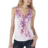 51pHZ3ylQ1L. SL160  Mossimo Supply Co. Juniors Tank   White Print