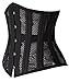 Everbellus Double Steel Boned Breathable Corset Heavy Duty Waist Training Shaper