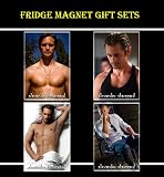 Set of 4 Alexander Skarsgard Fridge Magnets - Sexy Hunks - True Blood