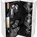 Picnic Time Escape 1-Bottle Insulated, Aluminum Case w/ Wine Service For 2 (Silver)
