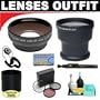 3x Digital Telephoto Professional Series Lens + 0.5x Digital Wide Angle Macro Professional Series Lens + 3 Piece Digital Camera Filter Kit + 6-Piece Deluxe Cleaning Kit + Lens Adapter Tube (If Needed) + Lenspen + Lens Cap Keeper + DB ROTH Micro Fiber Cloth For The Samsung GX-20, GX-10, GX-1L, GX-1S Digital SLR Cameras Which Have Any Of These (16-45mm, 50-135mm) Lenses