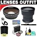 3x Digital Telephoto Professional Series Lens + 0.5x Digital Wide Angle Macro Professional Series Lens + 3 Piece Digital Camera Filter Kit + 6-Piece Deluxe Cleaning Kit + Lens Adapter Tube (If Needed) + Lenspen + Lens Cap Keeper + DB ROTH Micro Fiber Cloth For The Nikon D3, D40, D40X, D50, D60, D70, D80, D90, D100, D200, D300, D700 Digital SLR Cameras Which Have Any Of These (18-135mm, 18-105mm, 18-70mm, 16-85mm) Nikon Lenses