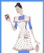 Polka Dot Apron Pattern With A Square Collar / Vintage Apron Pattern / 1940's (#APR0100) by The Vintage Info Network